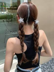 DAZY 2 Miếng NỮ Thiết kế ngôi sao Thời trang Móng vuốt tóc Đối với Cuộc sống hàng ngày Dễ thương - Nhiều màu - Xem 6