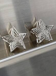 DAZY 2 Miếng NỮ Thiết kế ngôi sao Thời trang Móng vuốt tóc Đối với Cuộc sống hàng ngày Dễ thương - Nhiều màu - Xem 7