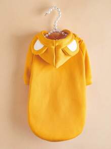 1pc Ear Decor Random Pet Hoodie