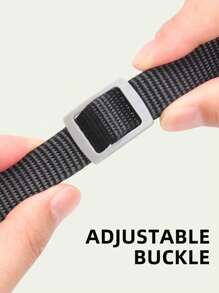 1pc Two Tone Patch Decor Pet Harness & 1pc Leash Set For Dog For Outdoor - Black - View 4