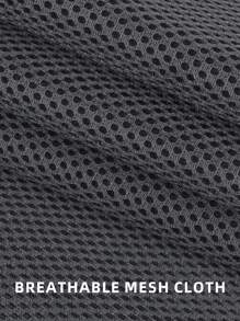 1pc Two Tone Patch Decor Pet Harness & 1pc Leash Set For Dog For Outdoor - Black - View 6