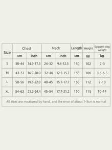 1pc Two Tone Patch Decor Pet Harness & 1pc Leash Set For Dog For Outdoor - Black - View 7