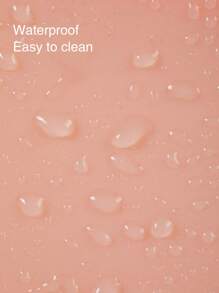 可愛粉色防水聚氯乙烯沙灘旅行便攜收納袋化妝包化妝包筆袋 - 粉色 - 查看 5