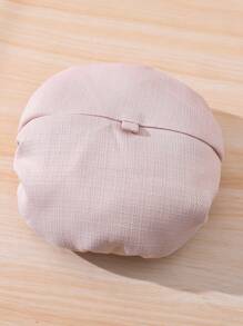 SHEIN Cô gái Tween Ống tay áo Đôi ngực Đầm - Màu Hồng baby - Xem 7