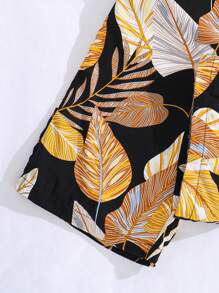 Sparklyn 少女實心背心上衣和熱帶印花寬腿褲 - 彩色 - 查看 4