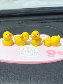 4入組鴨子設計合成樹脂車內裝飾品 - 彩色 - 查看 1