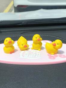 4入組鴨子設計合成樹脂車內裝飾品 - 彩色 - 查看 2