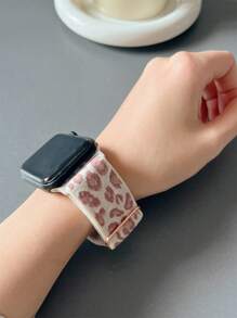 豹紋錶帶適用於Apple Watch - 粉色 - 查看 1
