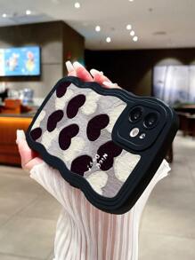 Ốp điện thoại in hình trái tim, phiên bản quốc tế, không phải phiên bản nội địa. - màu đen - Xem 5