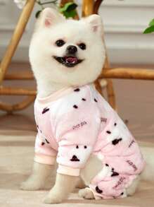 bộ áo liền quần thú cưng họa tiết hoạt hình cho chó mèo - Nhiều màu - Xem 2