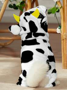 PETSIN 1入組卡通設計寵物連體褲適用於貓和小狗 - 彩色 - 查看 4