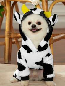 PETSIN 1入組卡通設計寵物連體褲適用於貓和小狗 - 彩色 - 查看 5