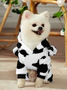 PETSIN 1入組卡通設計寵物連體褲適用於貓和小狗 - 彩色 - 查看 6