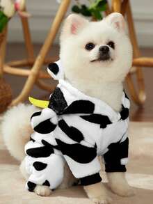 PETSIN 1入組卡通設計寵物連體褲適用於貓和小狗 - 彩色 - 查看 8