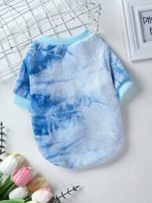 PETSIN 1pc Tie Dye Pattern Pet Sweatshirt For Cats & Dogs - Multicolor - View 3