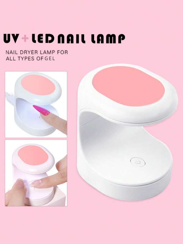 Mini Led Nail Lamp, Egg Shaped, Portable Quick-Dry Gel Nail Lamp Usb Powered Gel Polish U V Light For Easy And Fast Nail Extension, U V LED Curing Lamp For Manicure Starters DIY Nail Art Manicure Accessories