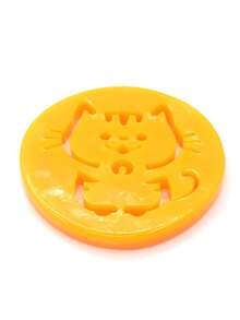 1pc Cat Design Pet Hair Removal Tool For Dog And Cat For All Season - Yellow - View 3