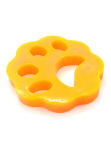 1pc Cartoon Paw Design Pet Hair Removal Tool For Dog And Cat For All Season - Yellow - View 4