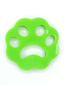 1pc Cartoon Paw Design Pet Hair Removal Tool For Dog And Cat For All Season - Green - View 2