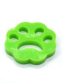 1pc Cartoon Paw Design Pet Hair Removal Tool For Dog And Cat For All Season - Green - View 4