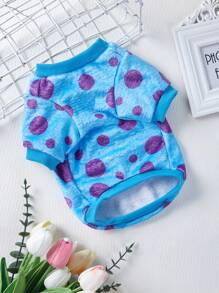 PETSIN 1 Áo thú cưng họa tiết chấm bi cho chó mèo - Nhiều màu - Xem 7