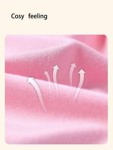 1pc Plain Pet Recovery Suit For Dog And Cat For Prevent Licking - Pink - View 4