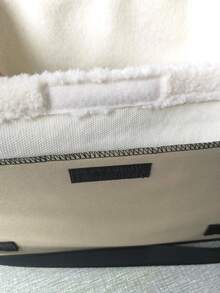 1 pieza felpa de mascota asiento de coche para gatos & perros - Beis - Ver 2