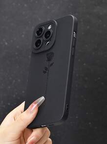 Ốp điện thoại họa tiết hoa - màu đen - Xem 4