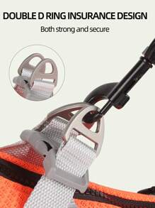 1pc Color Block Pet Harness For Dog And Cat For Summer - Orange - View 5