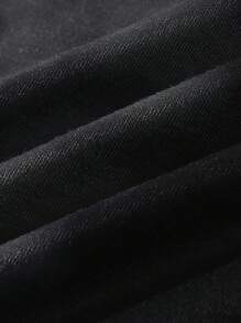 ROMWE MEN Goth Áo thun nam in hình bộ xương cho dịp Halloween, trường học - Màu xám đen - Xem 8