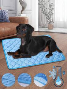 1 tấm làm mát thú cưng màu trơn cho chó mèo ngủ - Nhiều màu - Xem 1