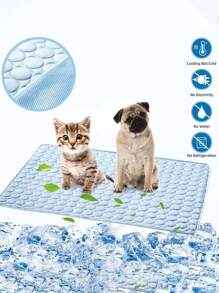 1 tấm làm mát thú cưng màu trơn cho chó mèo ngủ - Nhiều màu - Xem 5