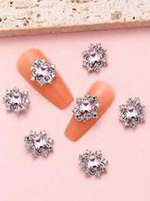 10 cái 3D Rhinestone Nail Art Trang trí - Nhiều màu - Xem 2