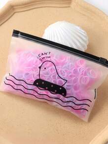 2000 piezas Goma de pelo desechable, sujetadores de coleta, bandas elásticas, diademas desechables - Multicolor - Ver 6