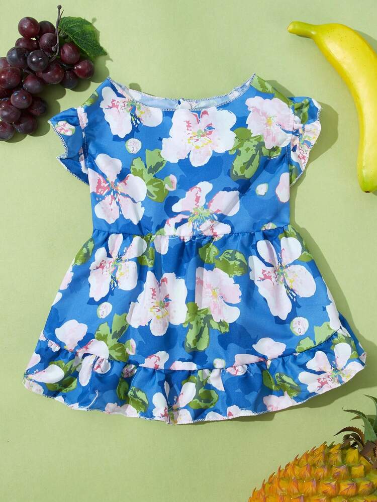 Studiogarza 1個 ファブリック 花柄プリント 用 犬 と ネコ 夏向け ペットドレス - マルチカラー - 見る 2