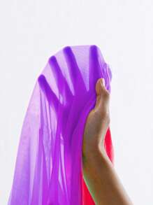 夏季渐变色荷叶边罩衫裙 - 彩色 - 查看 7