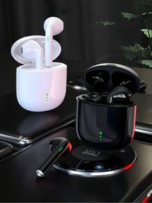 入耳式遊戲防汗LED電量顯示低延遲無綫耳機 - 黑色 - 查看 2