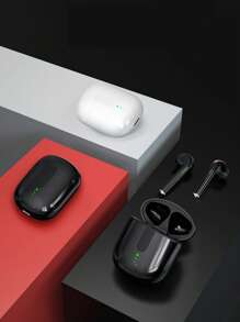 入耳式遊戲防汗LED電量顯示低延遲無綫耳機 - 黑色 - 查看 4