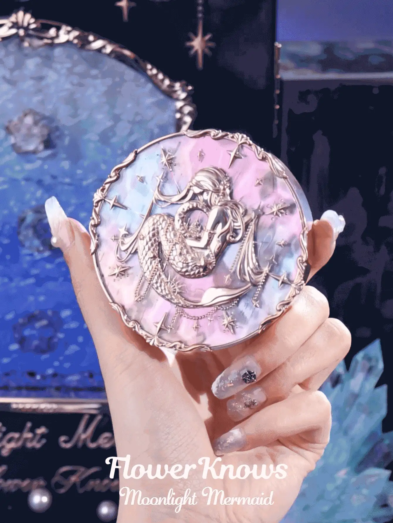 Flower Knows Polvo fijador , Polvo fijador Moonlight Mermaid 01 Polvo de acabado Fair Ivory - Blanco - Ver 2