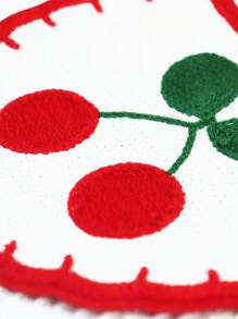 1pc Acrylic Cherry Pattern Pet Bib For Cat And Dog For Decoration - Red - View 7