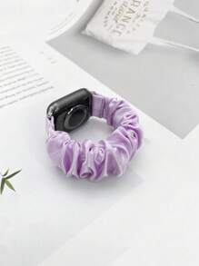 1入組女士紫色時尚織物錶帶38/40/41/42/44/45/49mm適用於Apple WatchUltra/SE/8/7/6/5/4/3/2/1 - 紫色 - 查看 4