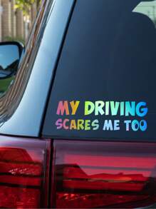 tờ Nhãn dán đồ họa chữ cái nhiều màu - Nhiều màu - Xem 5