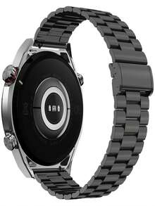 1pc Heart Rate Monitoring Smart Watch - Black - View 2