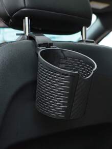 CARSUN 1入組極簡車座後背飲料架 - 黑色 - 查看 1