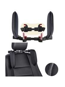 asiento de coche reposacabezas Almohada , paño soporte para el cuello Almohada , lado cabeza de viaje de dormir almohadón de coche Accesorios - Negro - Ver 4