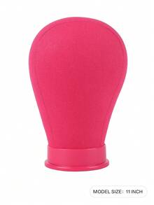 Professional Mannequin Model Wig Stand - Hot Pink - View 2