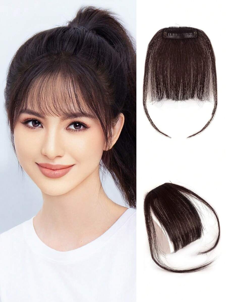 Tóc Ngắn Thẳng Tổng Hợp - màu nâu - Xem 1