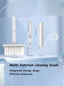 多功能鍵盤清潔刷 - 白色 - 查看 6
