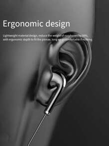 隔音頸帶防汗LED電量顯示數顯無綫耳機 - 黑色 - 查看 4