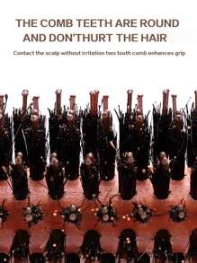 1 pieza Peine para peinado, no dañino, peine de rodillo de nailon para cabello rizado, cepillo de pelo, peine, herramientas para el cabello, productos y accesorios para el cabello para peluquería, salón de belleza, viaje, artículos esenciales, regreso a la escuela, vacaciones, accesorios para el cabello para mujeres, cepillo, cepillo para el cabello liso, cepillo para peinado, cepillo para cabello rizado, cepillo para el borde, peine, cepillar el cabello, juego de cepillos para el cabello, peinar el cabello, peine para rizos, cepillo desenredante, cepillo para el cabello de mujer, cabello, viaje, productos para el cabello, herramientas para el cabello, cosas para el cabello, barbero, accesorios de barbero, peluquería, equipo de peluquería - Multicolor - Ver 5